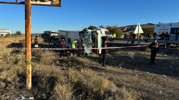 Aksaray'da otobüs devrildi: 7 kişi hayatını kaybetti
