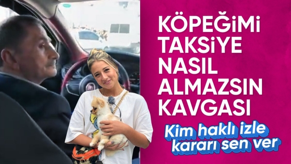 Aleyna Kalaycıoğlu ve taksicinin 'köpek' tartışması karakolda bitti