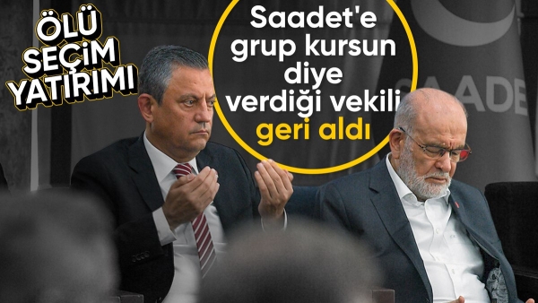 Ali Fazıl Kasap, Saadet Partisi'nden istifa ederek CHP'ye geçti