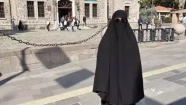 Ankara'da çarşafla gezen erkek, serbest kaldı