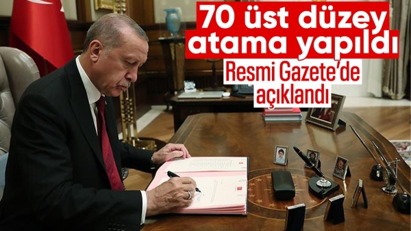 Atama kararları Resmi Gazete'de