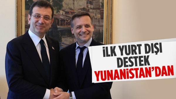 Atina Belediye Başkanı'ndan Ekrem İmamoğlu'na destek: Biz senin yanındayız