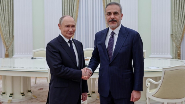 Bakan Fidan, Rusya Devlet Başkanı Putin ile görüştü