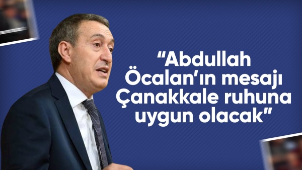 Bakırhan: Öcalan'ın mesajı Çanakkale ruhuna uygun olacak