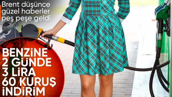 Benzine bir indirim daha geliyor