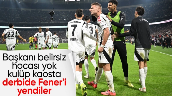 Beşiktaş kaos haftasından Fenerbahçe zaferiyle çıktı