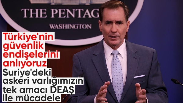 Beyaz Saray: Türkiye'nin meşru güvenlik endişelerini anlıyoruz