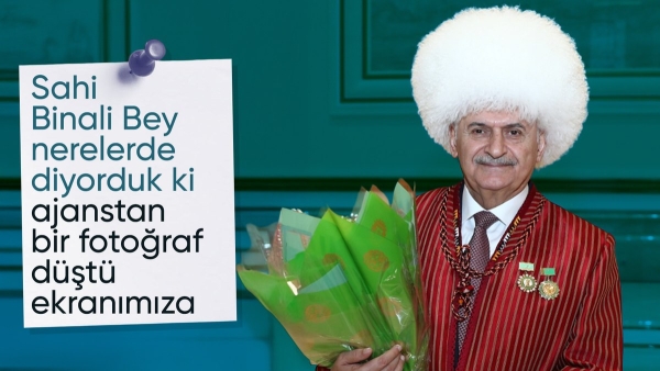 Binali Yıldırım’a Türkmenistan’da onur madalyası ve fahri Aksakal ünvanı verildi