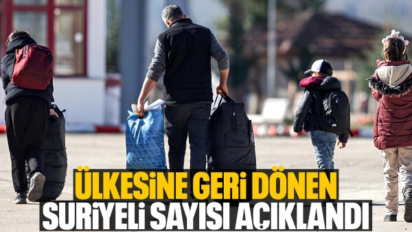 BM'den Suriyelilerin dönüşüne dair açıklama
