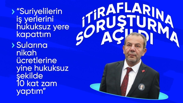 Bolu Belediye Başkanı Tanju Özcan'a soruşturma
