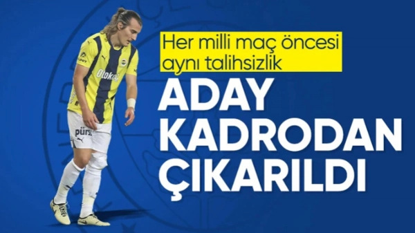 Çağlar Söyüncü, A Milli Takım kadrosundan çıkarıldı
