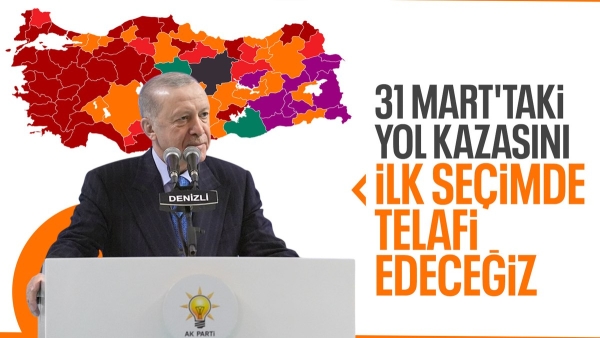 Cumhurbaşkanı Erdoğan: 31 Mart'taki yol kazasını telafi edeceğiz