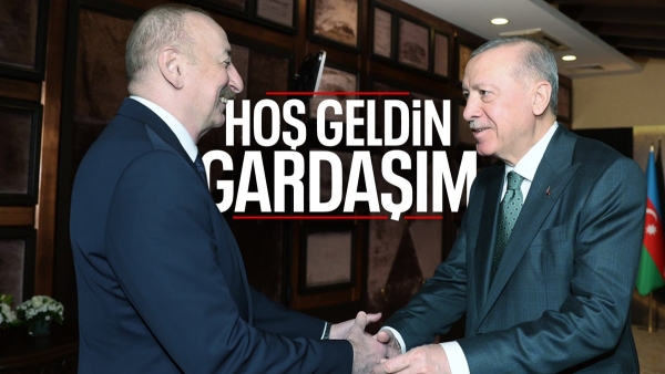 Cumhurbaşkanı Erdoğan, Aliyev ile görüştü