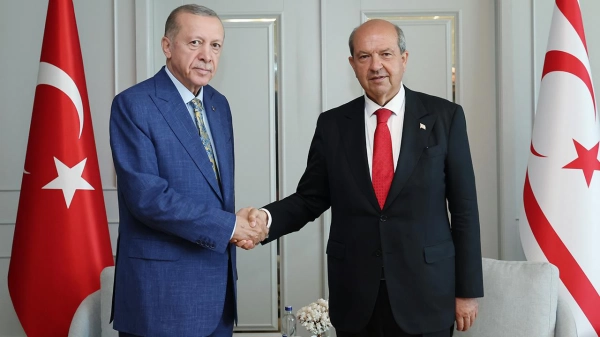 Cumhurbaşkanı Erdoğan'dan, KKTC Cumhurbaşkanı Tatar'a tebrik mektubu