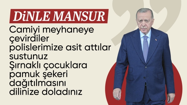 Cumhurbaşkanı Erdoğan'dan Mansur Yavaş'ın pamuk şeker açıklamasına tepki
