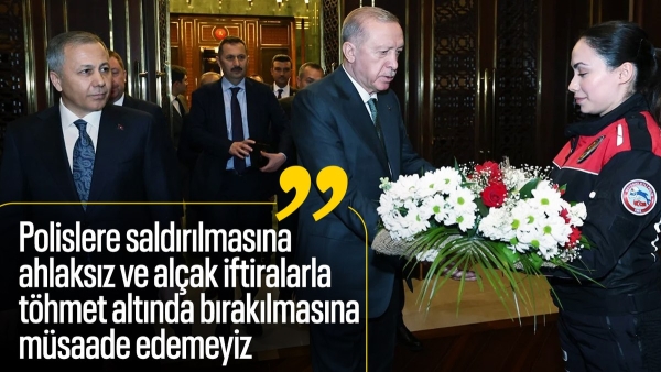Cumhurbaşkanı Erdoğan’dan Polis Teşkilatı'na 180. yıl kutlaması