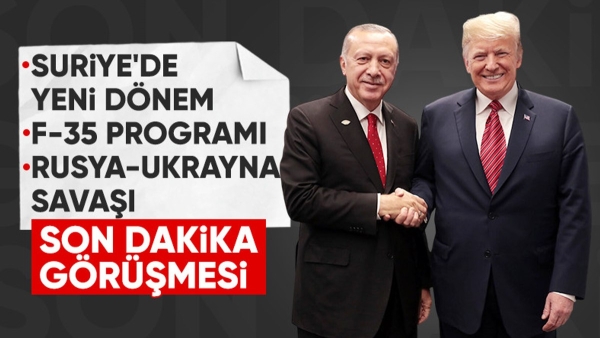 Cumhurbaşkanı Erdoğan, Donald Trump ile görüştü