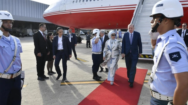 Cumhurbaşkanı Erdoğan G20 Liderler Zirvesi'ne katılmak için Brezilya'ya gitti