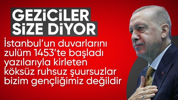 Cumhurbaşkanı Erdoğan: Gençlerimizi sokağa çağıranlardan olmadık
