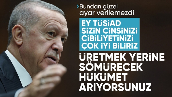 Cumhurbaşkanı Erdoğan'ın TÜSİAD'a verdiği efsane ayar yeniden gündemde