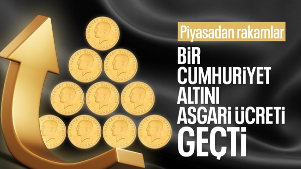 Cumhuriyet altını asgari ücreti geçti