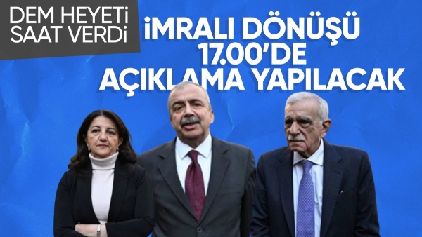 SON DAKİKA! DEM heyeti yarın İmralı ziyareti dönüşü açıklama yapacak