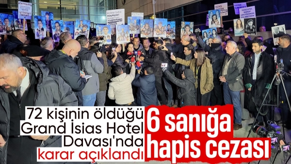 Depremde 72 kişinin öldüğü Grand İsias Hotel'e ilişkin davada karar açıklandı