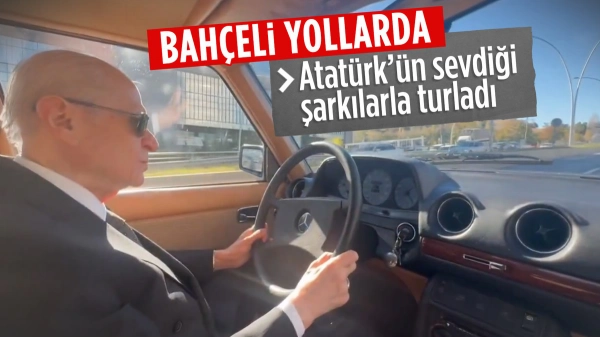Devlet Bahçeli'den nostaljik Ankara turu: Fikrimin İnce Gülü şarkısı ile yollarda