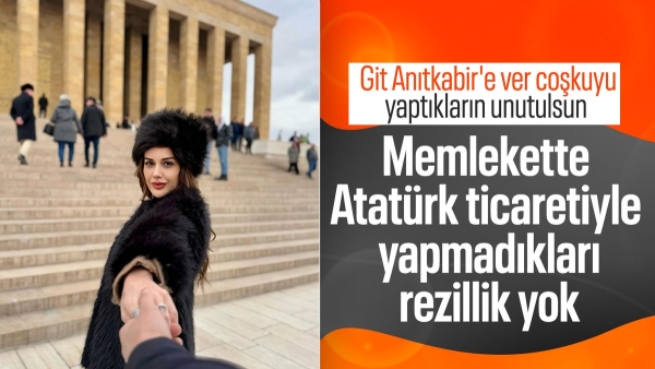 Dilan Polat Anıtkabir'den fotoğraflar paylaştı: Yorumlar peş peşe geldi