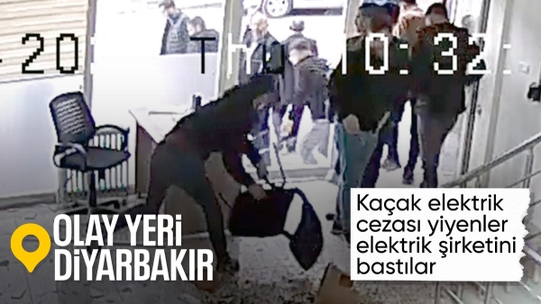 Diyarbakır'da kaçak elektrik cezasına tepki gösterip olay çıkardılar