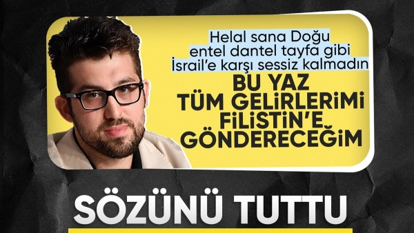 Doğu Demirkol'dan anlamlı hareket: Gösterilerinin gelirlerini Filistin'e bağışladı