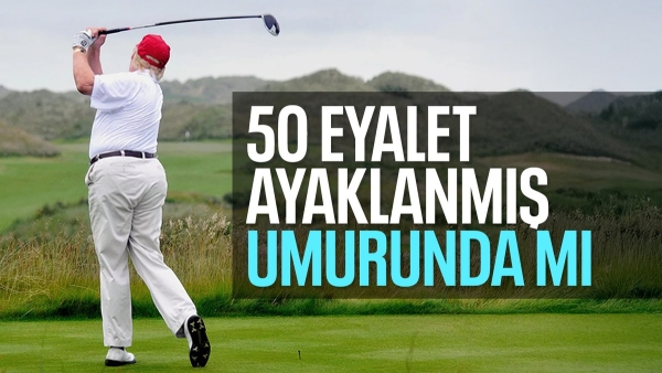 Donald Trump Beyaz Saray çalışanlarını golf etkinliğine götürdü