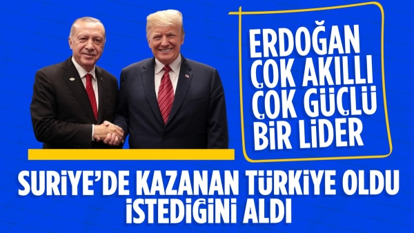 Donald Trump'tan Cumhurbaşkanı Erdoğan'a övgüler
