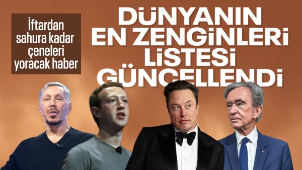 Dünyanın en zengin 10 kişisi listelendi