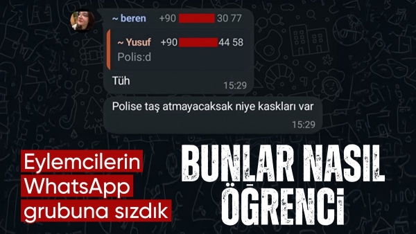Ege Üniversitesi'nde İmamoğlu'na destek yürüyüşü WhatsApp grubunda örgütlendi