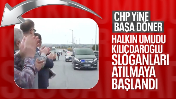 Ekrem İmamoğlu'nu ziyarete gelen Kemal Kılıçdaroğlu'na sevgi gösterisi