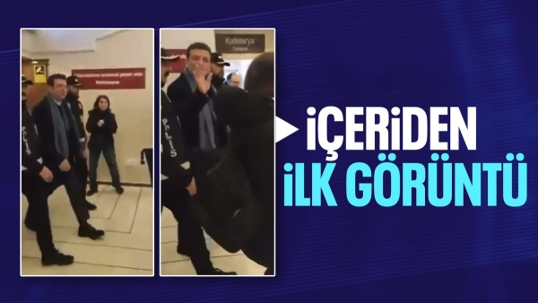 Ekrem İmamoğlu'nun gözaltındaki ilk görüntüleri