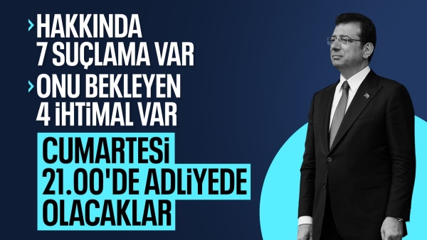 Ekrem İmamoğlu'nun ifadesi sona erdi: Yarın adliyeye sevk edilmesi bekleniyor