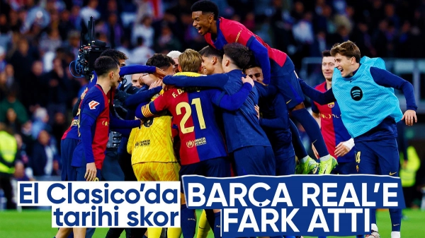 El Clasico'da Barcelona'dan resital: Real Madrid'e fark attılar