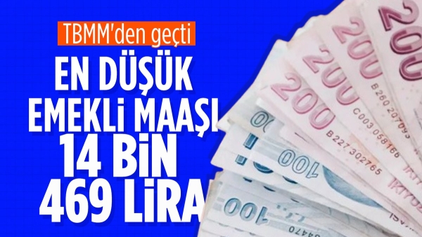 SON DAKİKA! En düşük emekli maaşını artıran teklif TBMM'den geçti