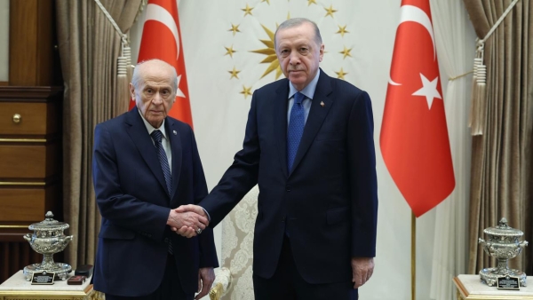 Erdoğan ve Bahçeli'den 'Terörsüz Türkiye' görüşmesi
