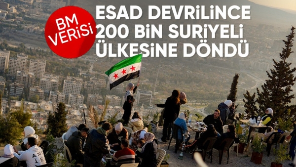 Esad'ın ardından 200 bin Suriyeli mülteci ülkesine döndü