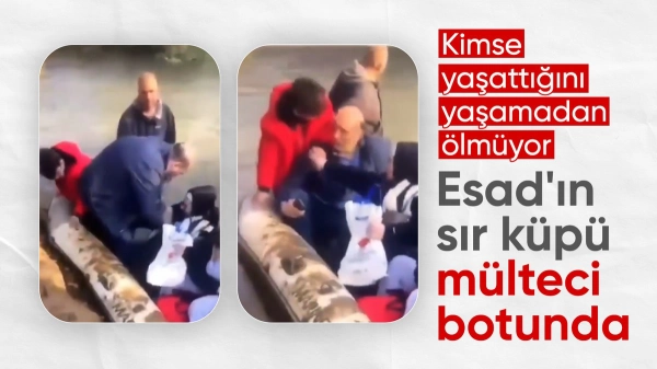 Esad'ın istihbaratçısı botla Lübnan'a kaçarken görüntülendi