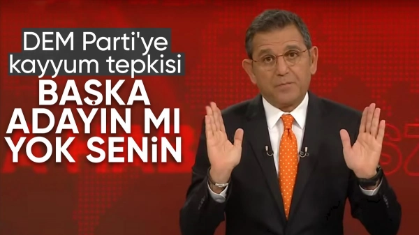 Fatih Portakal'dan DEM Parti'ye kayyum tepkisi: Başka adayın mı yok senin