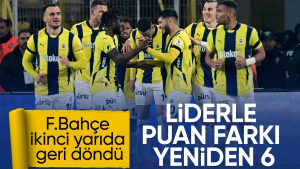 Fenerbahçe, Göztepe'ye 3 attı