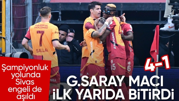 Galatasaray, Sivasspor'u rahat geçti