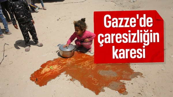 Gazze'de Filistinlilere yemek dağıtıldı
