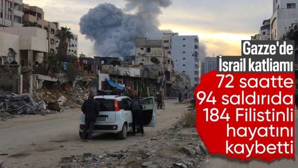 Gazze'de hastane kalmadı: Son 72 saatte 94 hava saldırısı