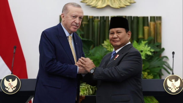 Erdoğan ve Subianto'dan ortak beyan: Gazze halkının vatanlarından taşınması fikrini reddediyoruz