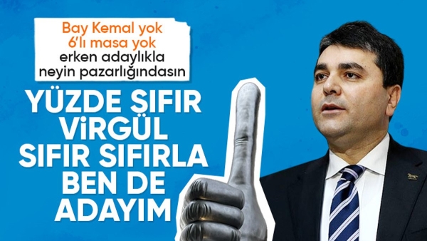 Gültekin Uysal, Cumhurbaşkanı adayı olduğunu açıkladı